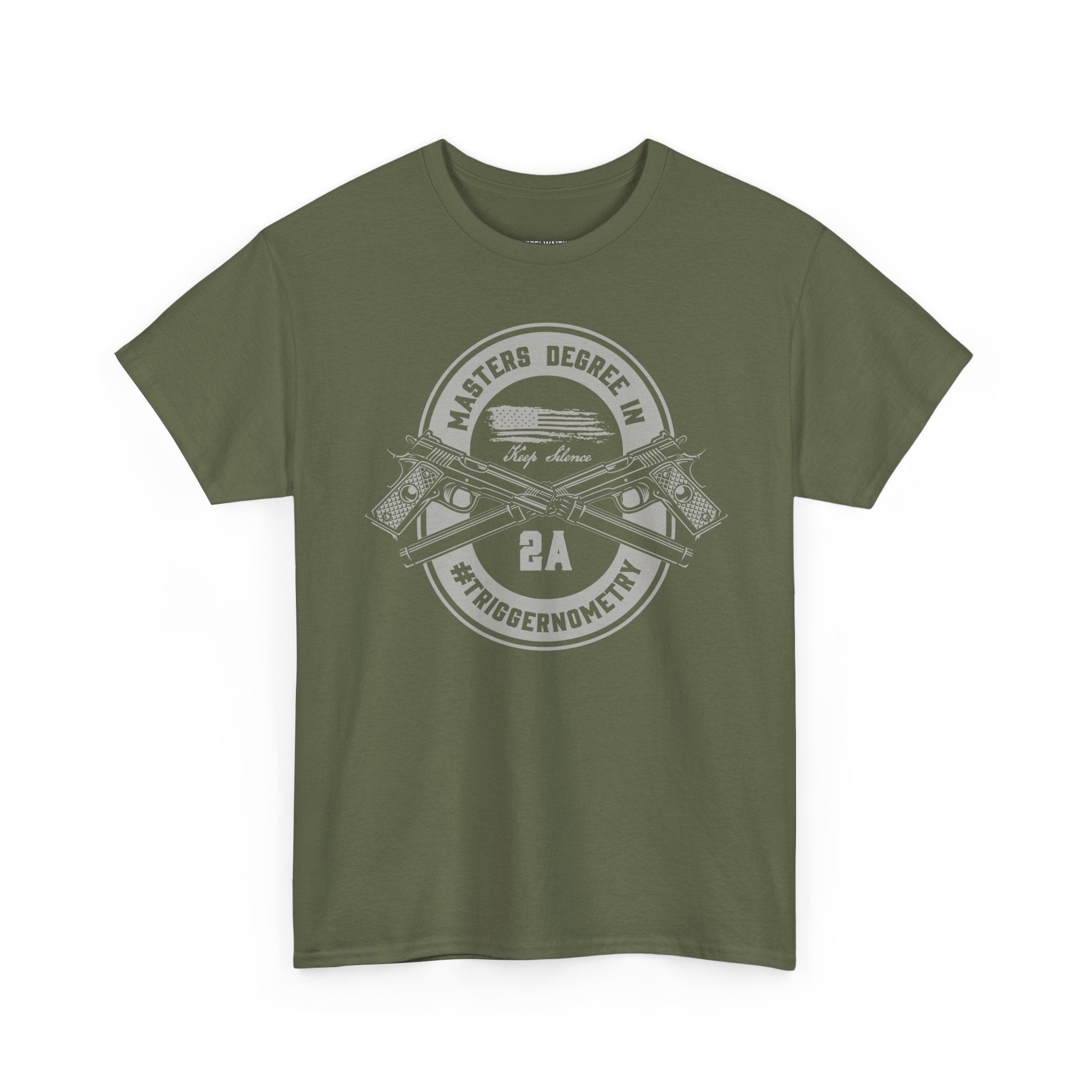 Second Amendment Graphic Tee, Unisex Heavy Cotton T-Shirt for Gun Enthusiasts, Casual Wear, Gifts for Freedom Lovers, Patriotic Apparel