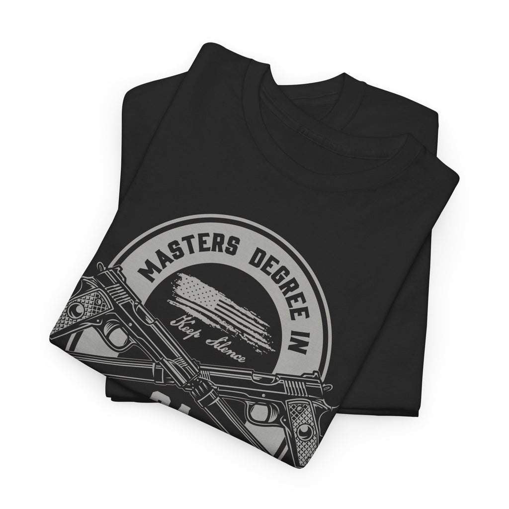 Second Amendment Graphic Tee, Unisex Heavy Cotton T-Shirt for Gun Enthusiasts, Casual Wear, Gifts for Freedom Lovers, Patriotic Apparel