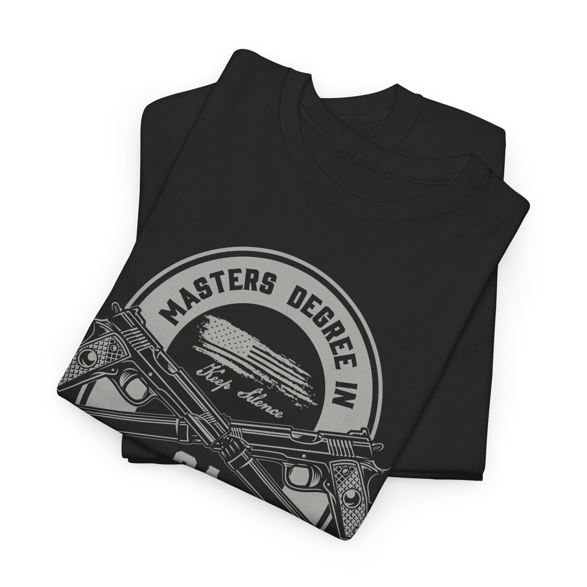 Second Amendment Graphic Tee, Unisex Heavy Cotton T-Shirt for Gun Enthusiasts, Casual Wear, Gifts for Freedom Lovers, Patriotic Apparel
