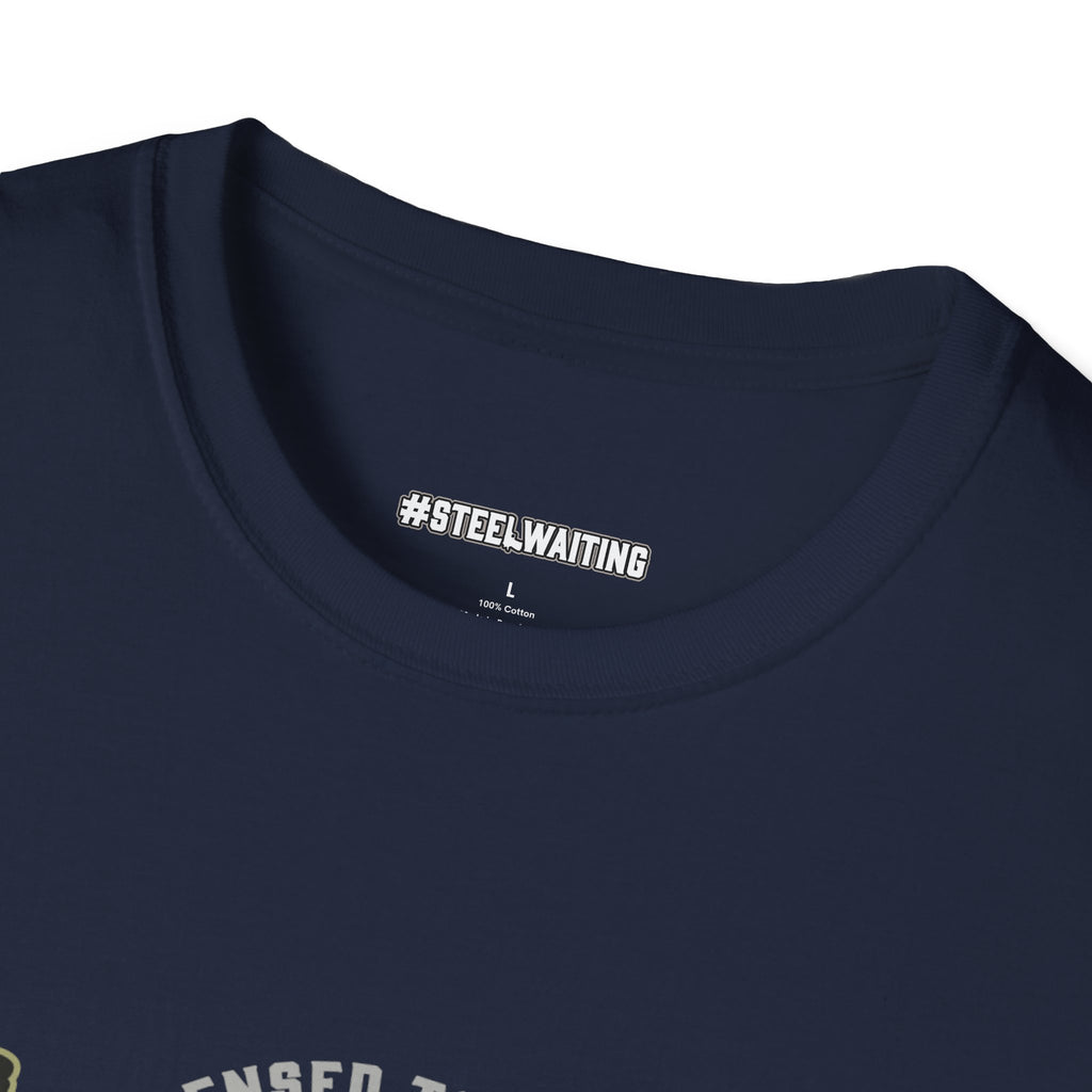 Unisex Softstyle T-Shirt | #SteelWaiting Graphic Tee for Gun Enthusiasts, Perfect for Casual Wear, Gifts, and Events