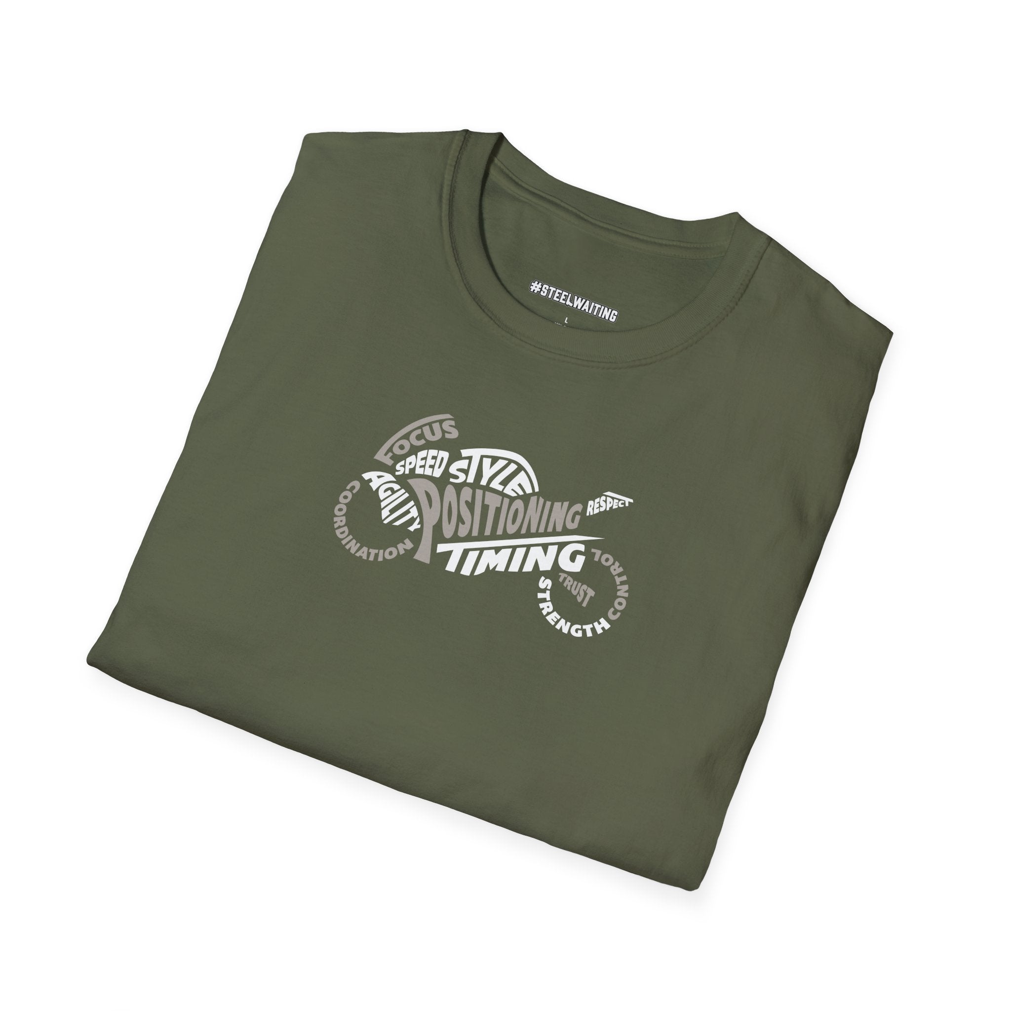Motorcycle Graphic T-Shirt — Typography Sportbike