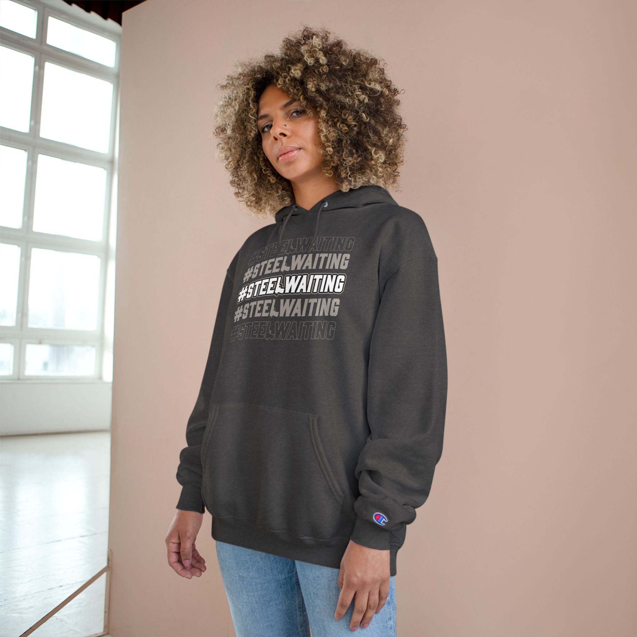 #STEELWAITING Champion Hoodie – Athletic Streetwear Pullover