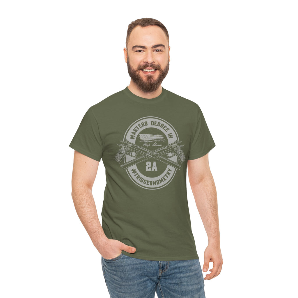Second Amendment Graphic Tee, Unisex Heavy Cotton T-Shirt for Gun Enthusiasts, Casual Wear, Gifts for Freedom Lovers, Patriotic Apparel