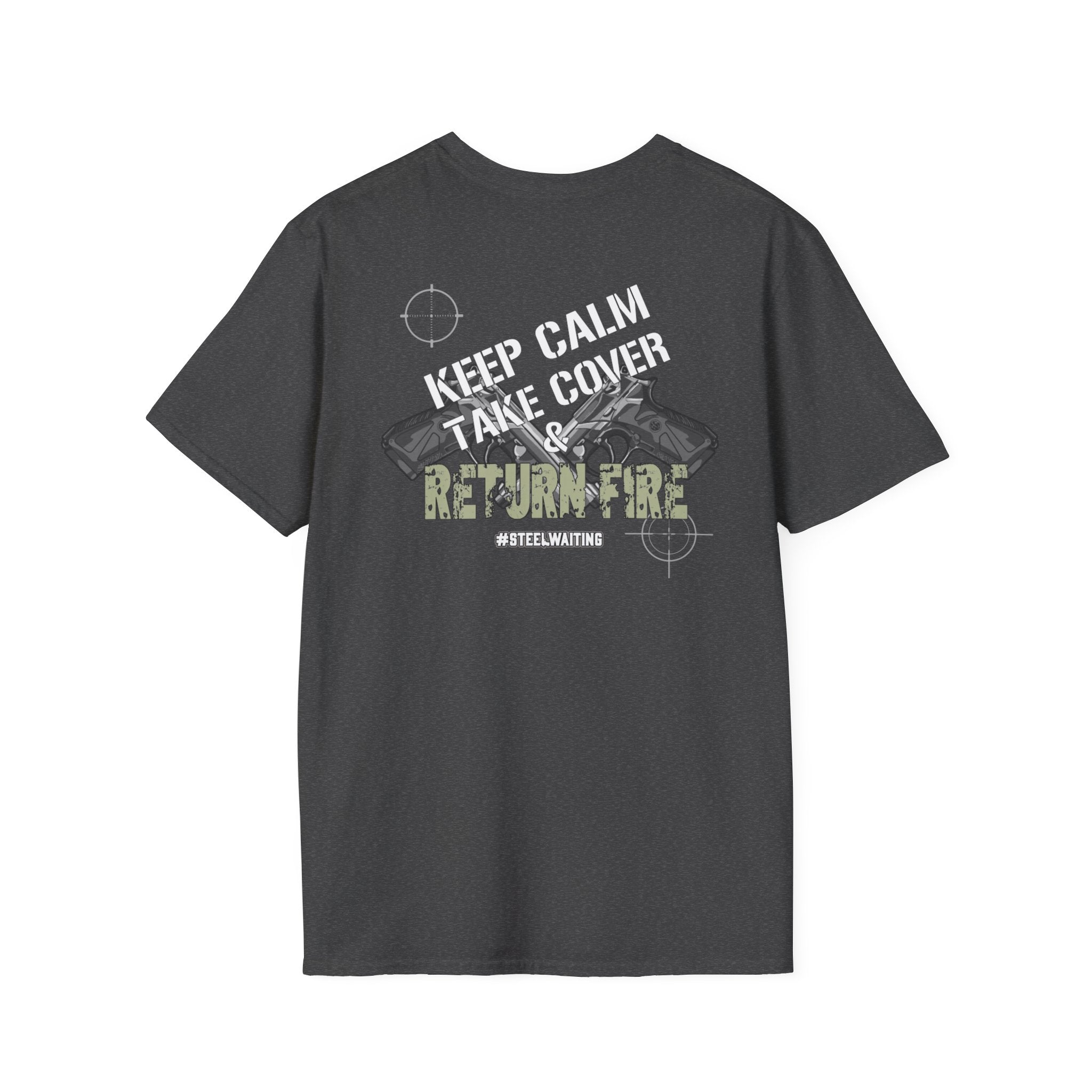 Keep Calm Take Cover T-Shirt — Tactical Graphic Tee