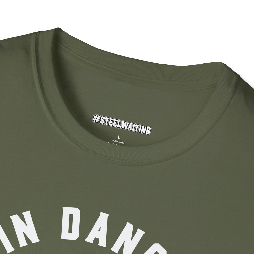 Remain Dangerous Skull & Snake T‑Shirt — #SteelWaiting Graphic Tee