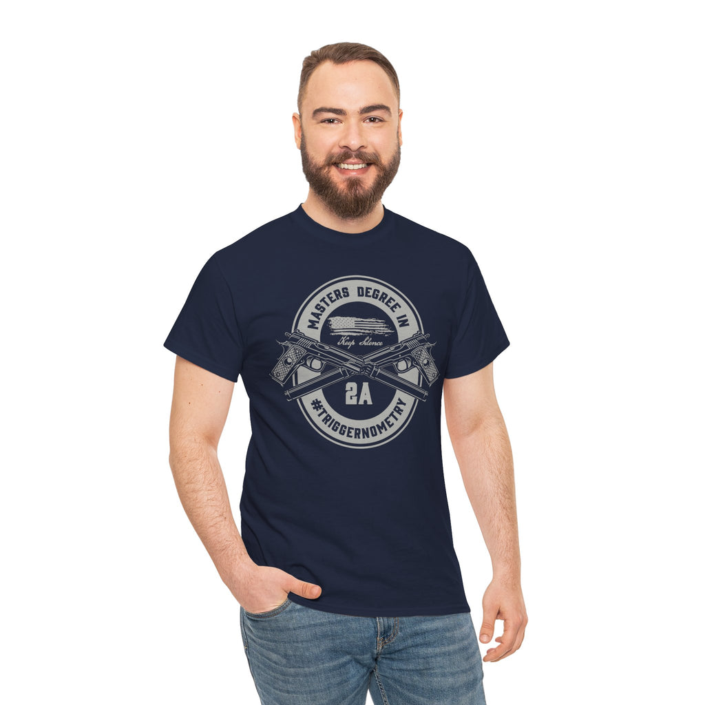 Second Amendment Graphic Tee, Unisex Heavy Cotton T-Shirt for Gun Enthusiasts, Casual Wear, Gifts for Freedom Lovers, Patriotic Apparel