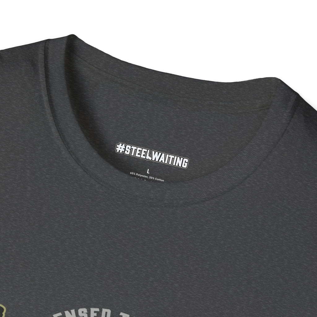 Unisex Softstyle T-Shirt | #SteelWaiting Graphic Tee for Gun Enthusiasts, Perfect for Casual Wear, Gifts, and Events