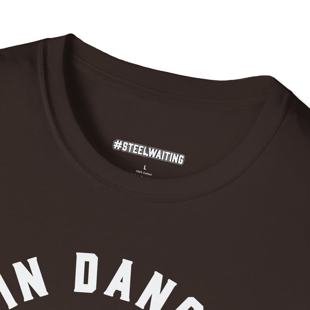 Remain Dangerous Skull & Snake T‑Shirt — #SteelWaiting Graphic Tee