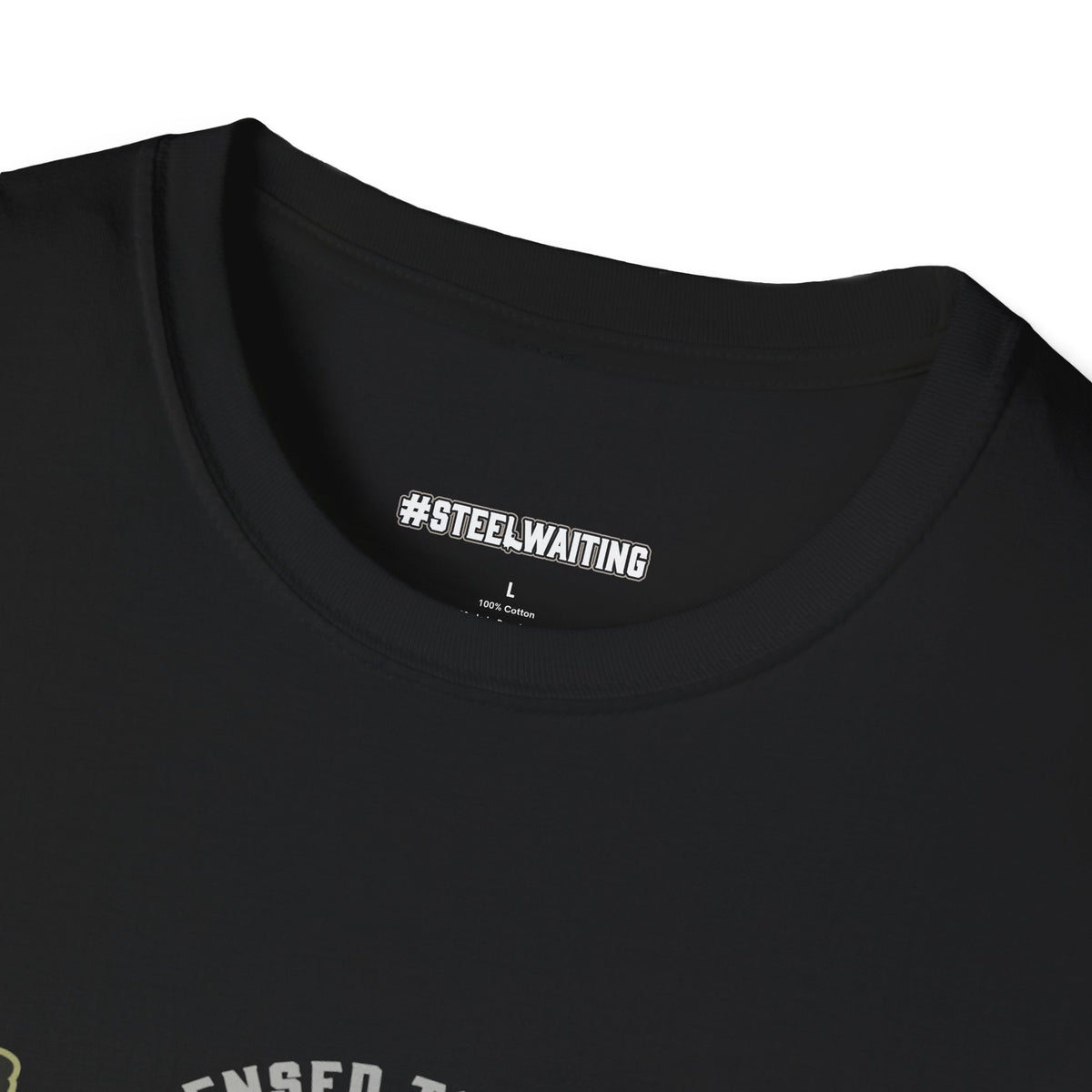 Unisex Softstyle T-Shirt | #SteelWaiting Graphic Tee for Gun Enthusiasts, Perfect for Casual Wear, Gifts, and Events