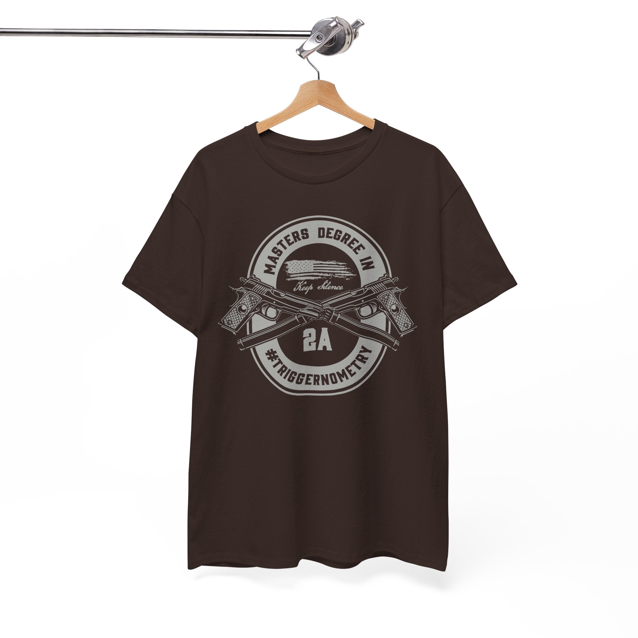 Second Amendment Graphic Tee, Unisex Heavy Cotton T-Shirt for Gun Enthusiasts, Casual Wear, Gifts for Freedom Lovers, Patriotic Apparel