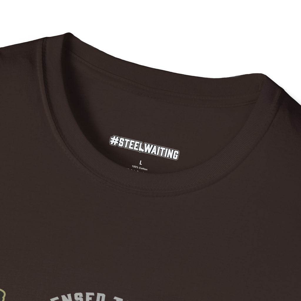 Unisex Softstyle T-Shirt | #SteelWaiting Graphic Tee for Gun Enthusiasts, Perfect for Casual Wear, Gifts, and Events