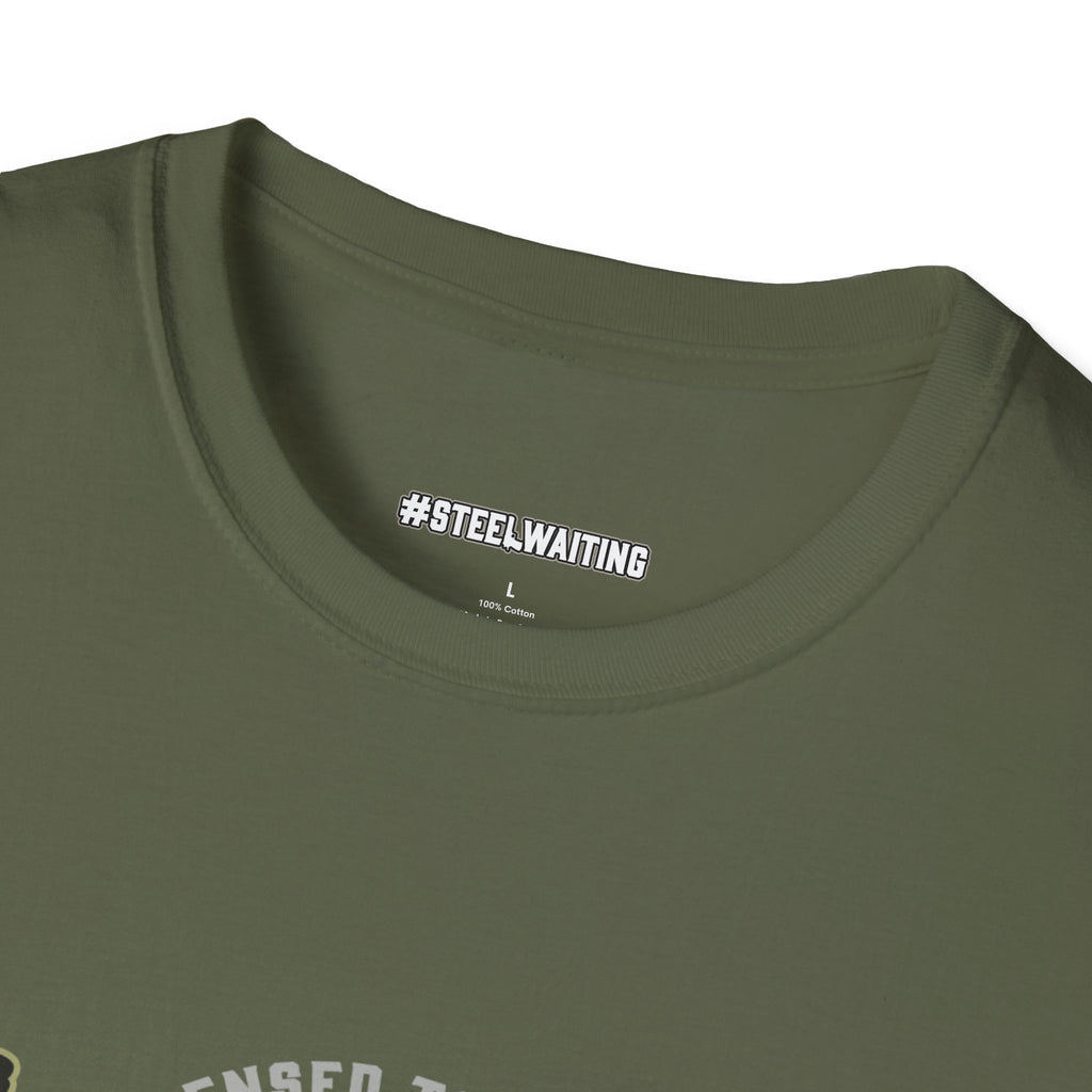 Unisex Softstyle T-Shirt | #SteelWaiting Graphic Tee for Gun Enthusiasts, Perfect for Casual Wear, Gifts, and Events