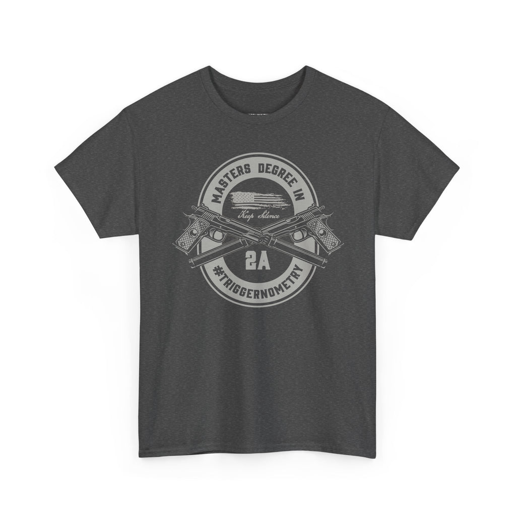 Second Amendment Graphic Tee, Unisex Heavy Cotton T-Shirt for Gun Enthusiasts, Casual Wear, Gifts for Freedom Lovers, Patriotic Apparel
