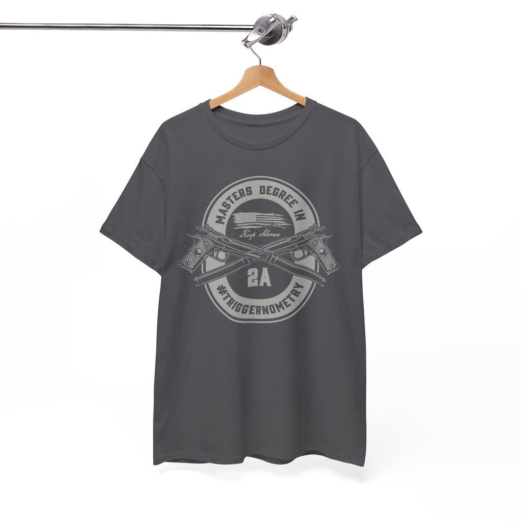 Second Amendment Graphic Tee, Unisex Heavy Cotton T-Shirt for Gun Enthusiasts, Casual Wear, Gifts for Freedom Lovers, Patriotic Apparel